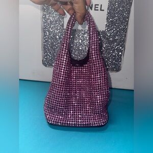 Giarite Pink Rhinestone Women's Bag